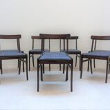 Series of 8 chairs Rundstedlung Ole Wanscher