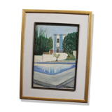 Ancient architecture painting