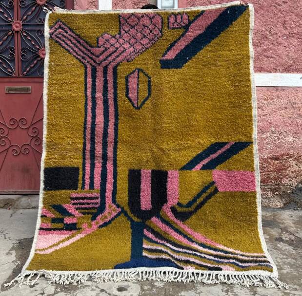 Moroccan rug, authentic Berber rug 150/250cm