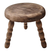 Tabouret tripode vintage