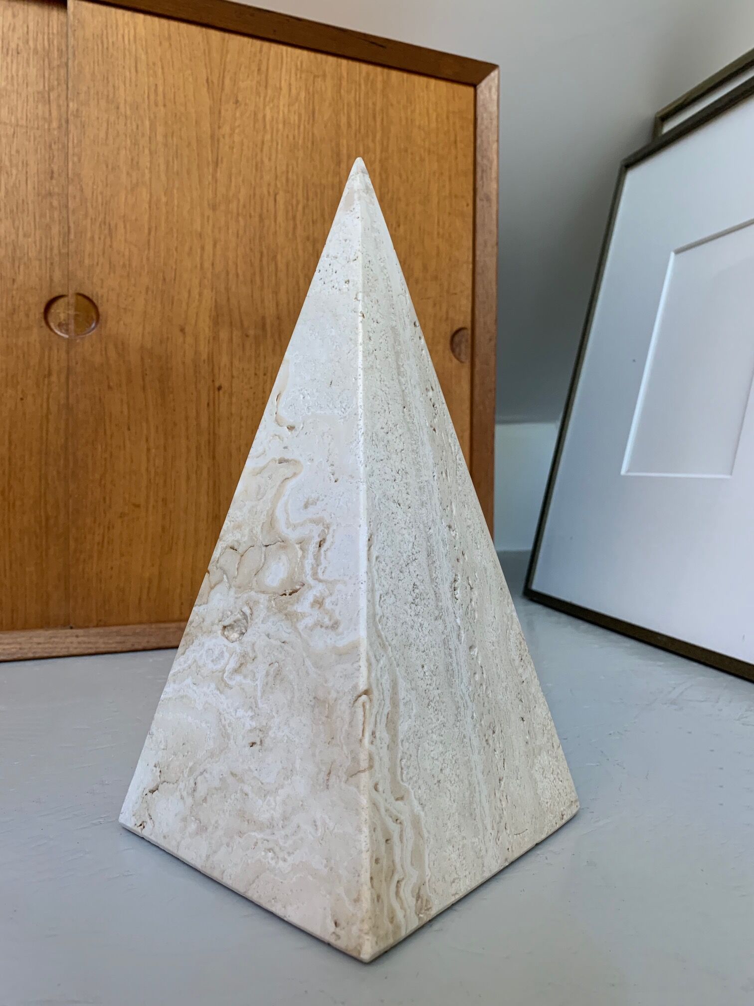 Travertine pyramid, 60s