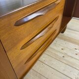 Vintage teak sideboard – Mid-century modern 1960s credenza