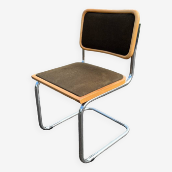 Vintage cesca chair by marcel breuer b32 fabric