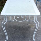 Table en fer forgé années 50