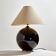 Glass table lamp