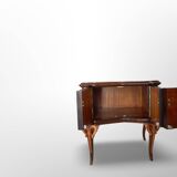 Tables de chevet italiennes du milieu du 20ème siècle.