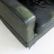 vintage green leather club chair