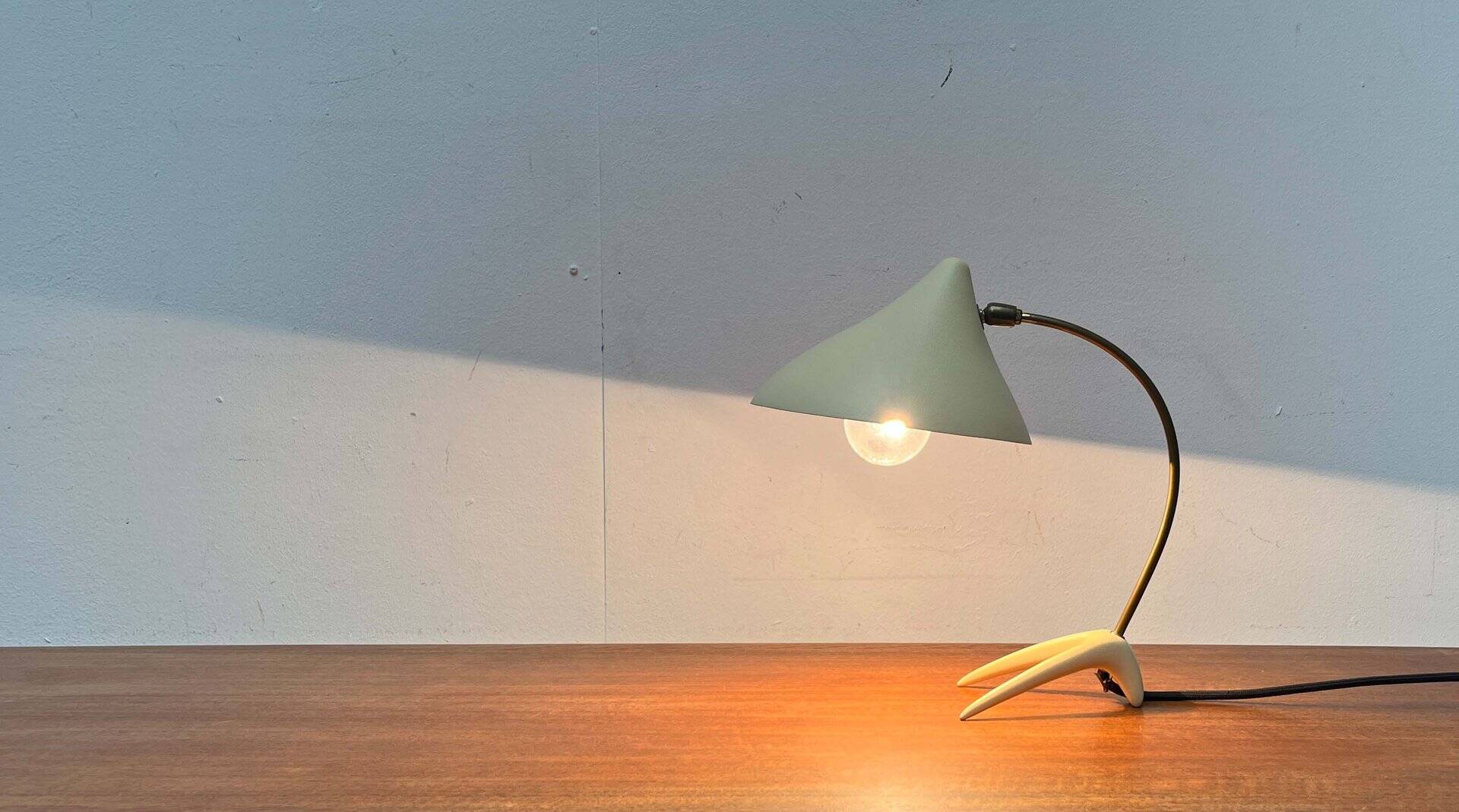 Mid-Century Modern German Crowfoot Table Lamp from Cosack, 1960s
