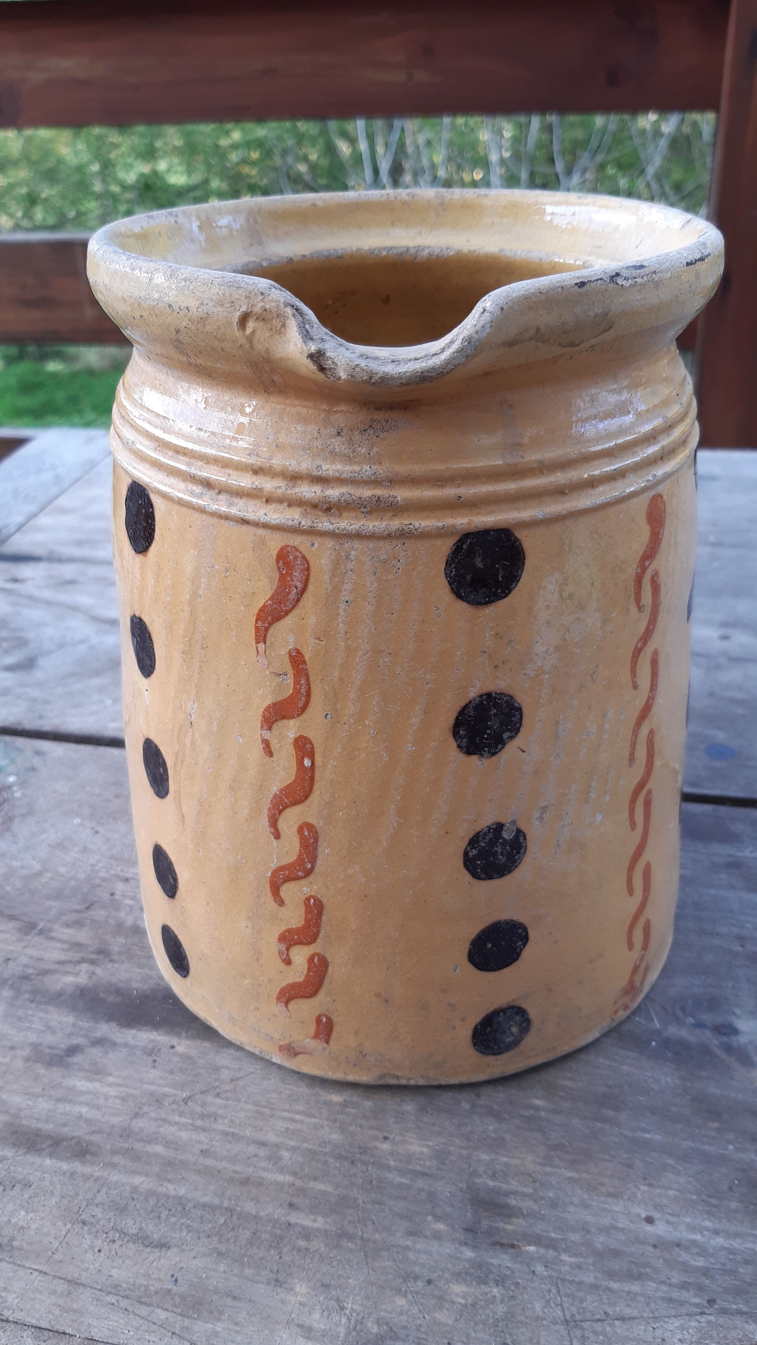 Terracotta jug early 20th century