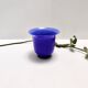 Royal Blue Opaline Glass Vase by Paolo Venini, "Anni Trenta" series