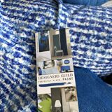 Set of 4 Calligaris chairs with Designers Guild covers.