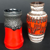 West Germany vintage vase set