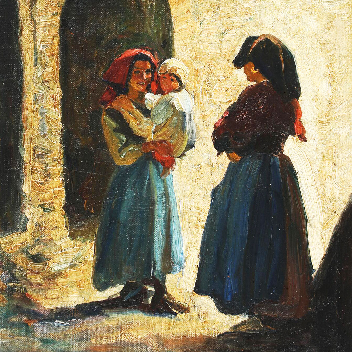 Painting, Anticoli' by Emil Krause (Danish, 1871 - 1945)