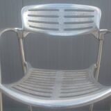 Fauteuil Toledo aluminium Jorge Pensi pour Amat 1988