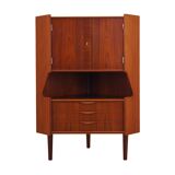 Teak corner cabinet, Danish design, 1970s, production: Denmark