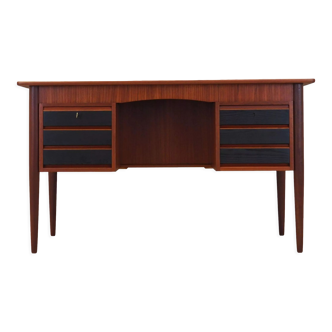 Teak desk, Danish design, 1970s, production: Denmark