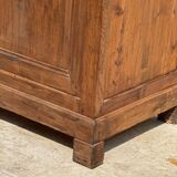 Grand buffet, meuble de toilette ancienne à dessus de marbre XIXe