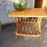 Porte revue table de nuit vintage