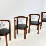 Set of Tranekær String chairs by Niels Jørgen Haugesen