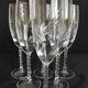 Flutes et verres cristal taillé