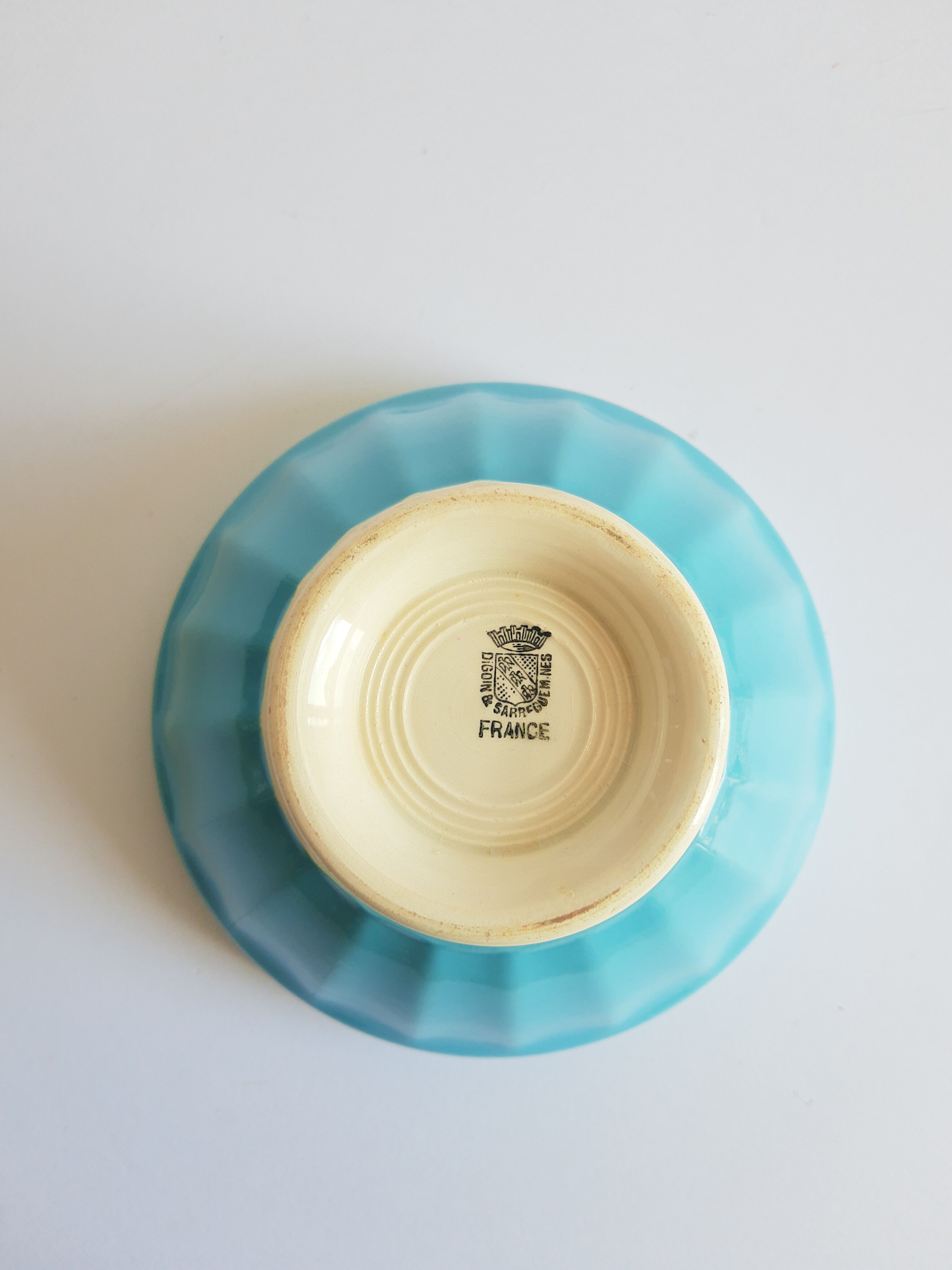 Bowl piedouche Digoin Sarreguemines
