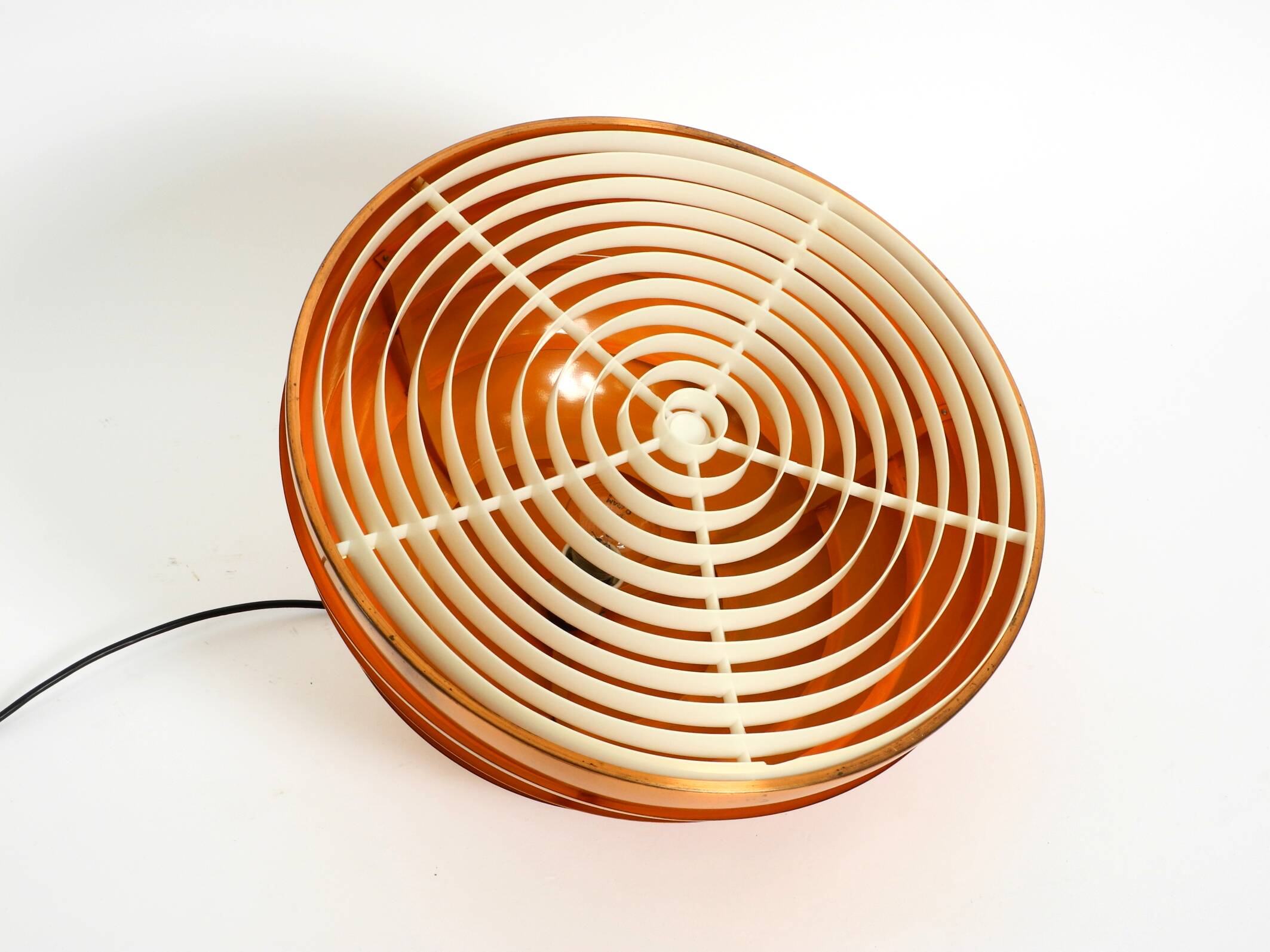 Original 1960s copper slat pendant lamp by Hans-Agne Jakobsson for Markaryd