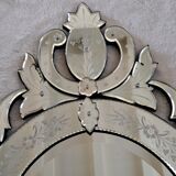 Oval Venetian mirror