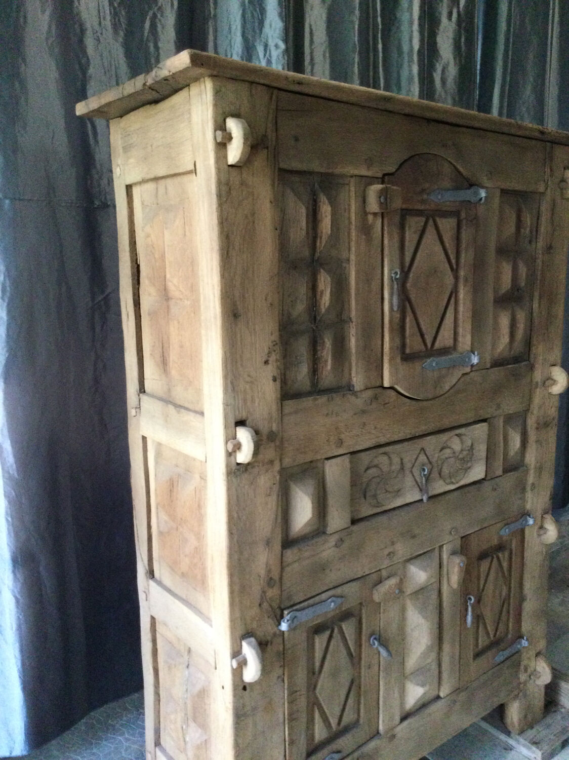 Furniture pantry folk art 18th century