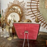 Barber Mirror 23 x 17cm vintage