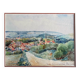 Watercolor painting 1909 "Pouilly-en-Auxois" (21) Signed Lépée + frame