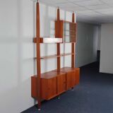 Vintage 1960s wooden wall unit
