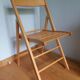 Wooden folding chair