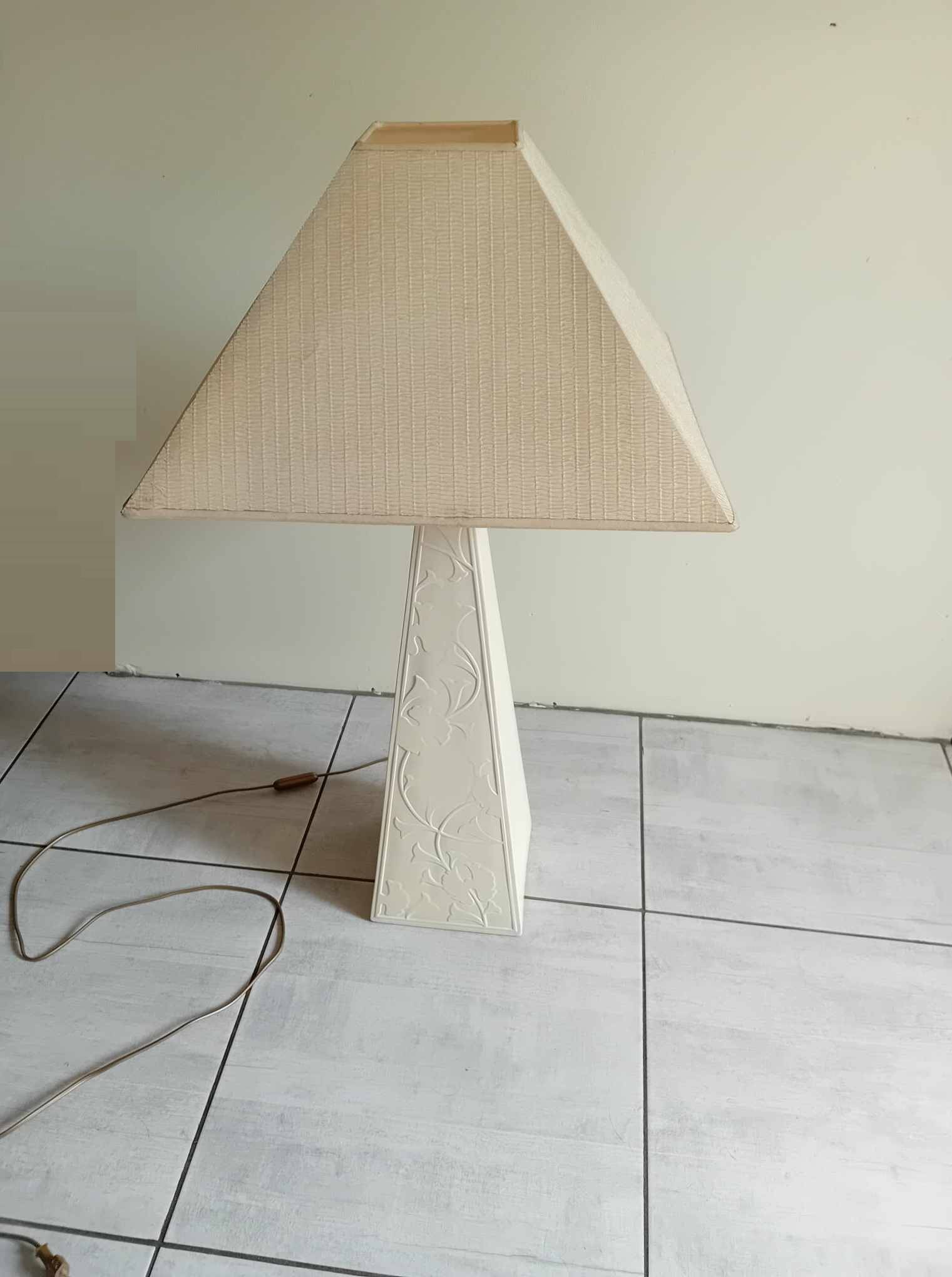 Large living room lamp signed louis drimmer 80s