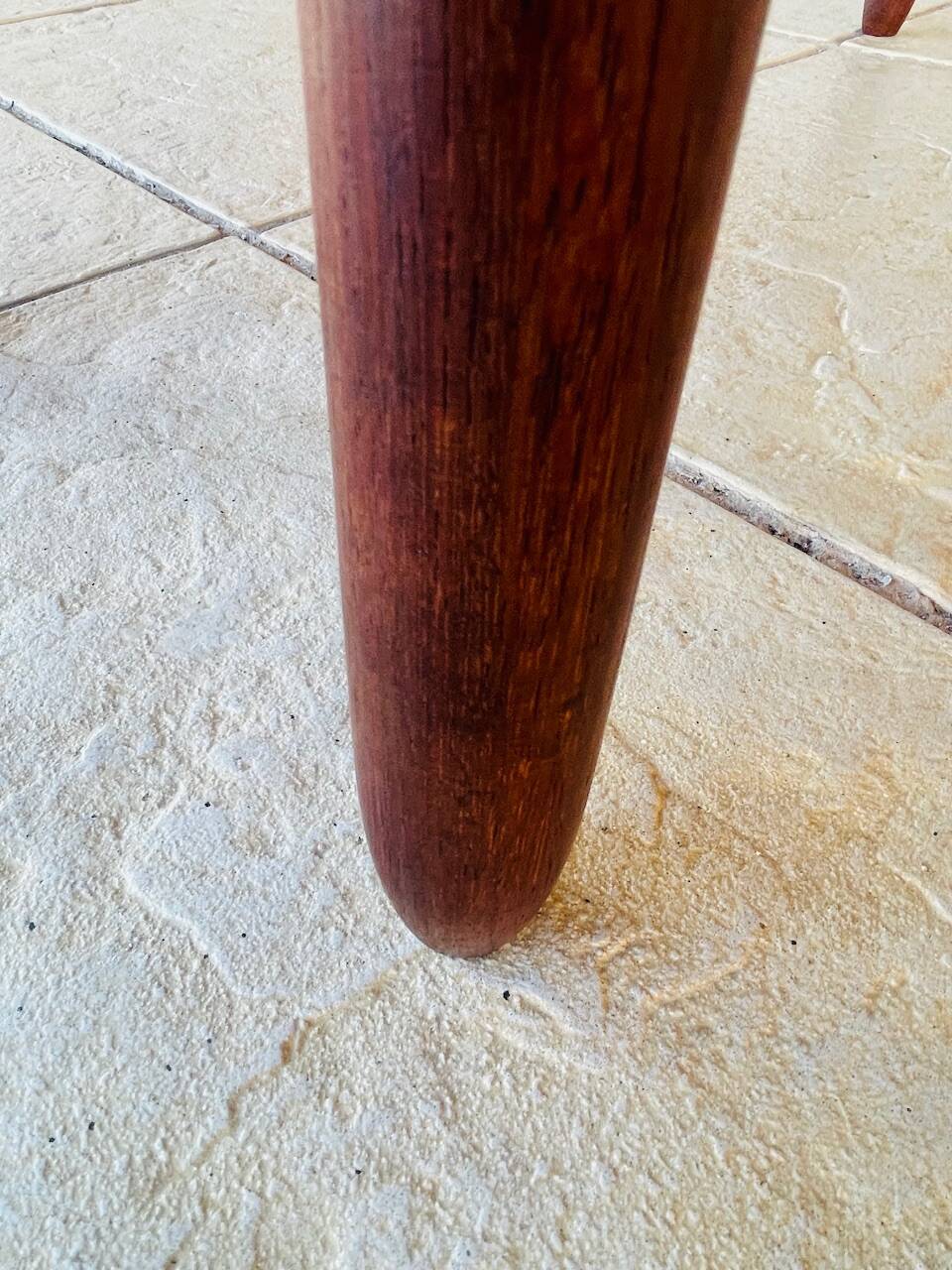 Teak coffee table in Scandinavian style, circa 1960s.