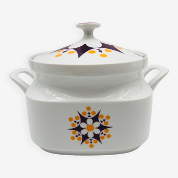 Soupière en porcelaine de bohème, 1970s, TK Thun -Tchécoslovaquie