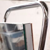 Tubular Steel Mirror, 1960s 40x64cm