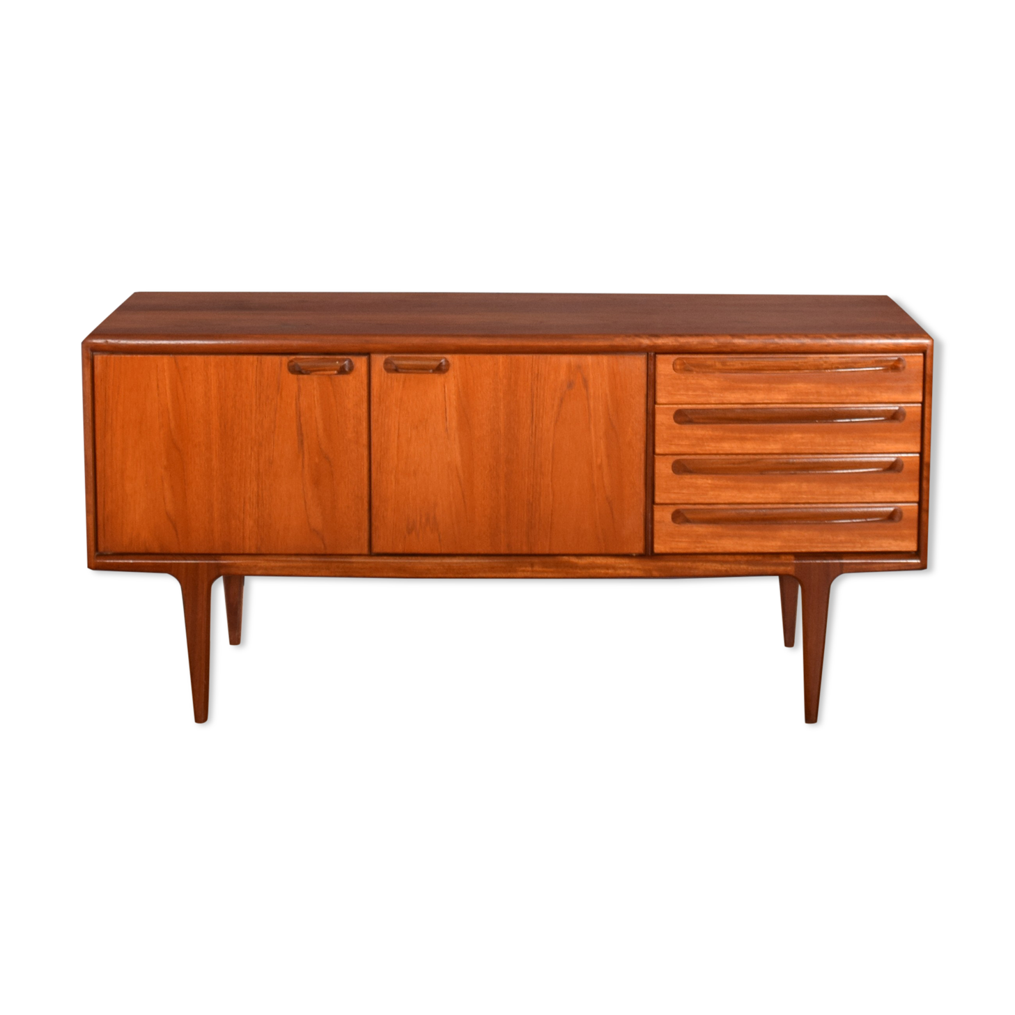 Restored Teak Retro 1960s Short Younger Sequence Sideboard
