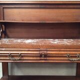 Neoclassical dessert walnut marble classic Henri ll