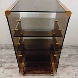 Vintage rolling shelf