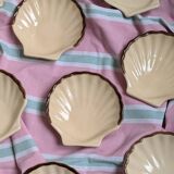 8 Emile Henry ceramic shell bowls