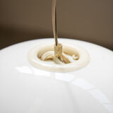 Black and white ceiling lamp, by Pier Giacomo and Achille Castiglioni for Flos 1965