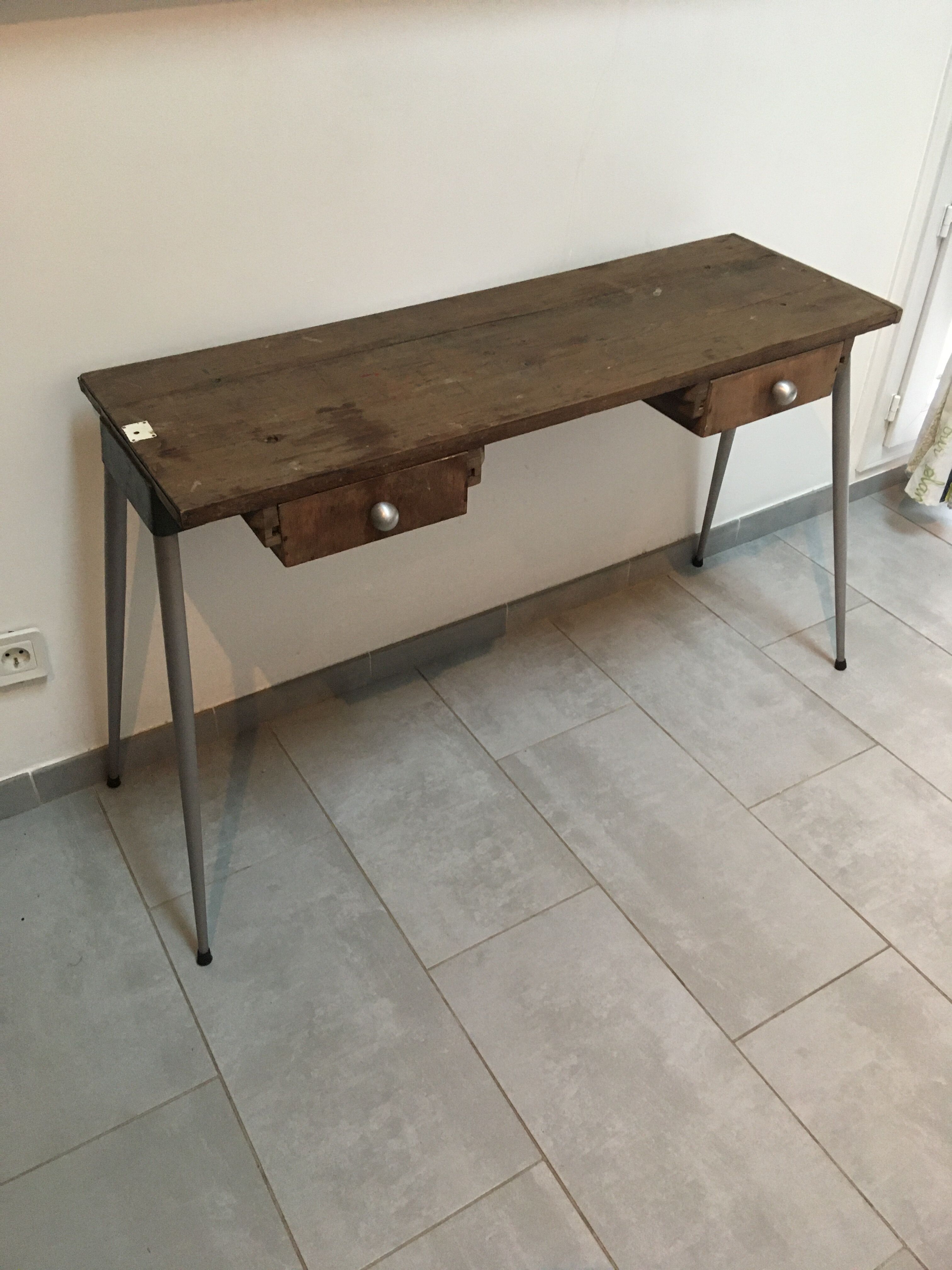 School desk double feet aluminum compass compass