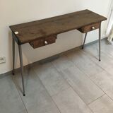 Pupitre écolier double pieds compas aluminium