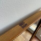 Long mirror golden frame