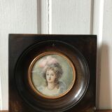 Portrait miniature painting