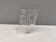 Vintage glass candlesticks/vases from the Danish Holmegaard glassworks.