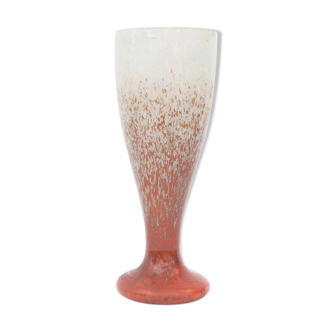 Vase en pâte de verre