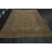 1970s Vintage Persian Handknotted Wool Orange Oversize Area Rug❤ 282x380