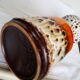 Vase vintage 1940/50s signe jasba lava