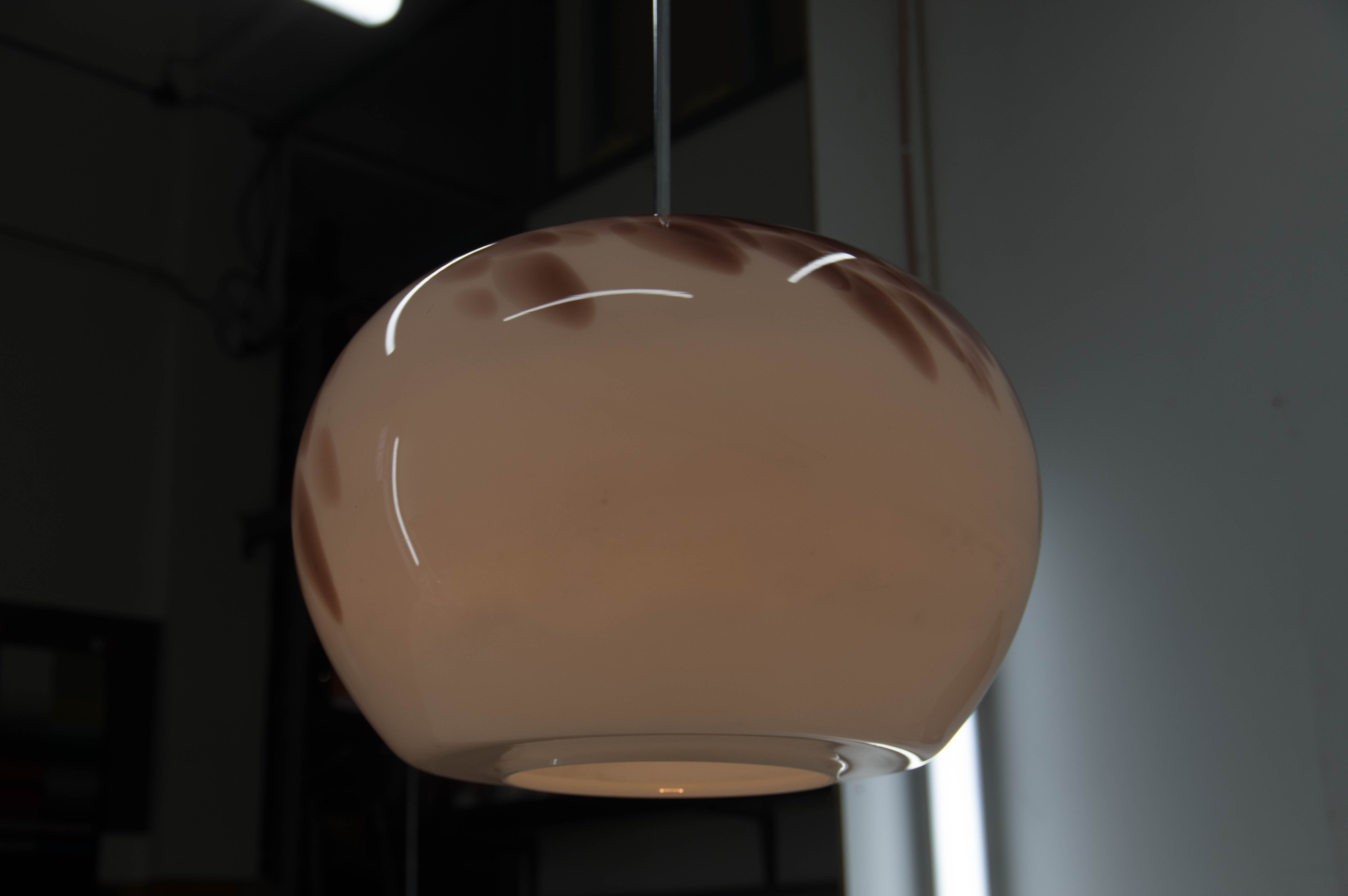 Art Glass Pendant, Czechoslovakia, 1970s